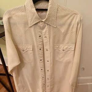 Vintage Men's Western Shirt, size XL.